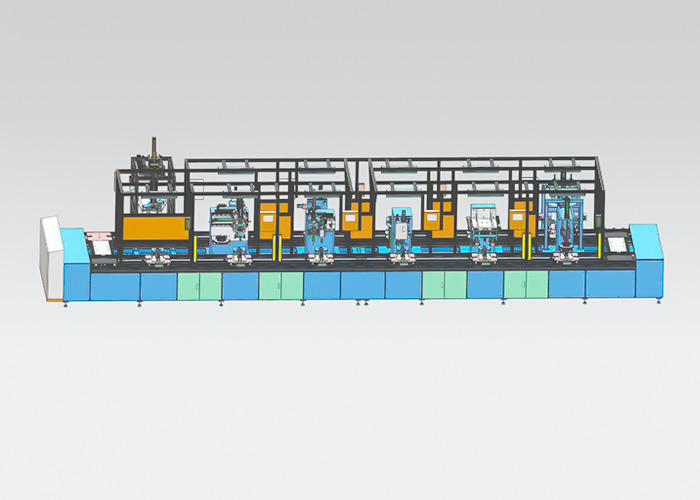 Automatische remschijf automatische montage lijn rolvormmachine